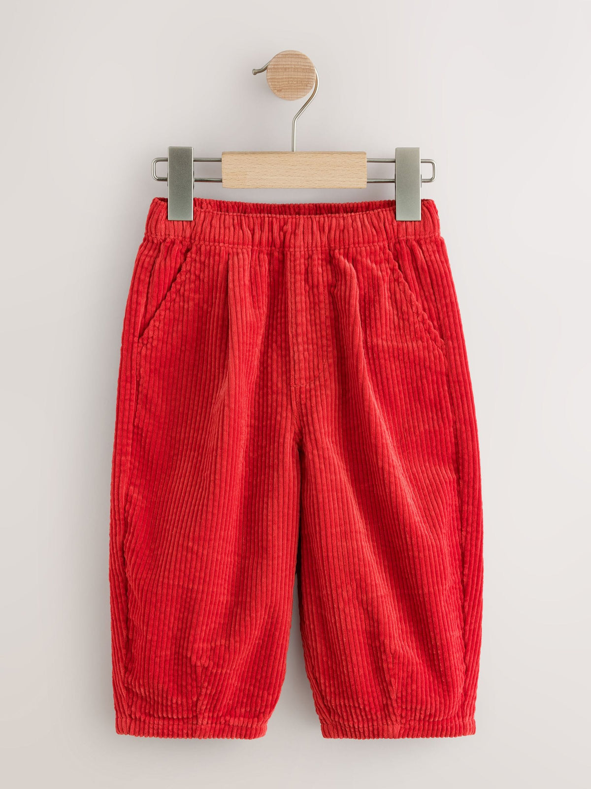 Dsiney Kidz - Red Wide Fit Textured Corduroy Pull On Trousers (3mths-7yrs) image 4