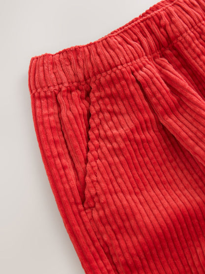 Dsiney Kidz - Red Wide Fit Textured Corduroy Pull On Trousers (3mths-7yrs) image 6
