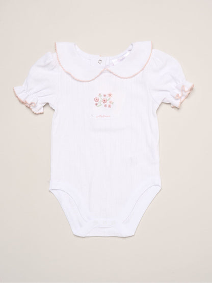 Rock-A-Bye Baby Boutique Pink - Teddy Print Baby Outfit Set 4 Piece image 2