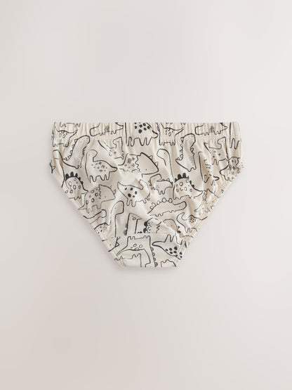 Neutral Dinosaur Briefs 10 Pack (1.5-10yrs) - image 12