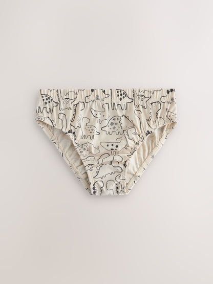 Neutral Dinosaur Briefs 10 Pack (1.5-10yrs) - image 9