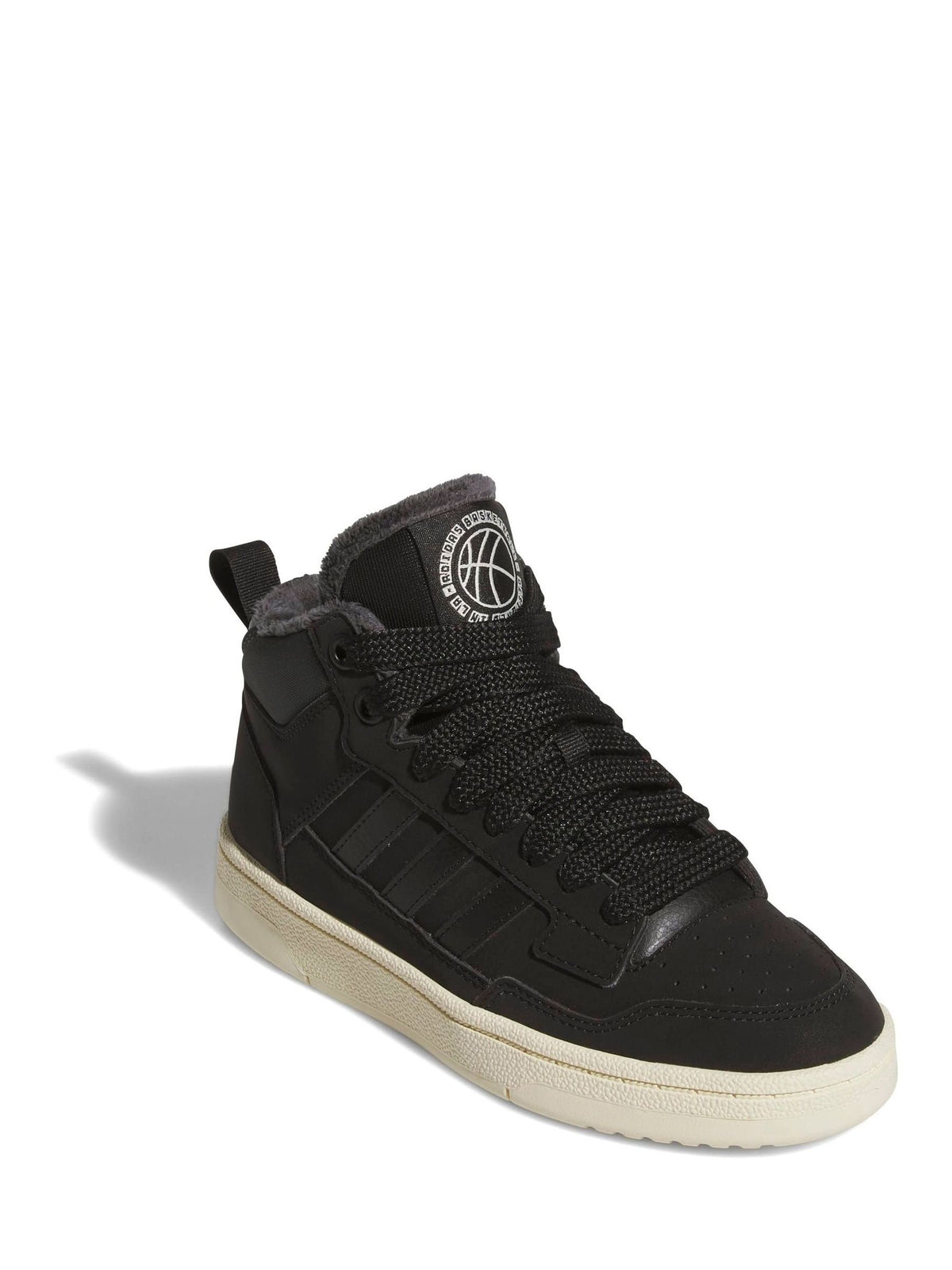 adidas Black/White Rapid Court Mid Winterized Shoes - image 2