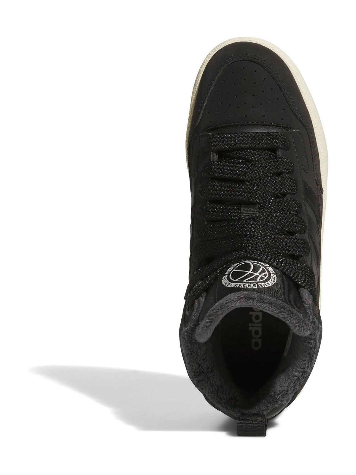 adidas Black/White Rapid Court Mid Winterized Shoes - image 3