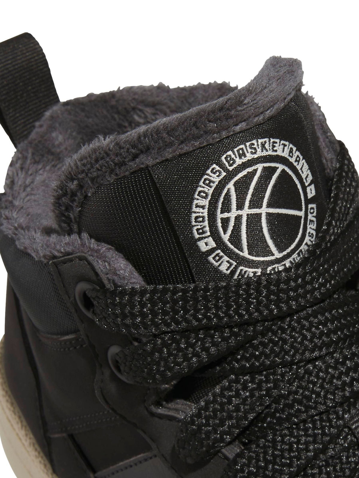 adidas Black/White Rapid Court Mid Winterized Shoes - image 6