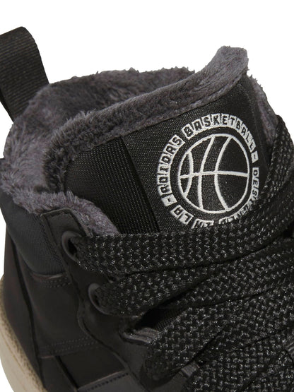 adidas Black/White Rapid Court Mid Winterized Shoes - image 6