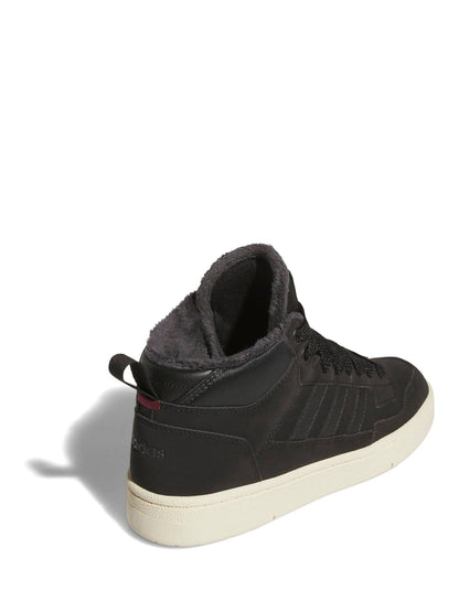 adidas Black/White Rapid Court Mid Winterized Shoes - image 9