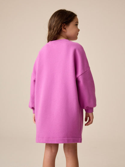 Dsiney Kidz - Bright Pink Long Sleeve Sequin Jumper Dress (3-16yrs) image 4