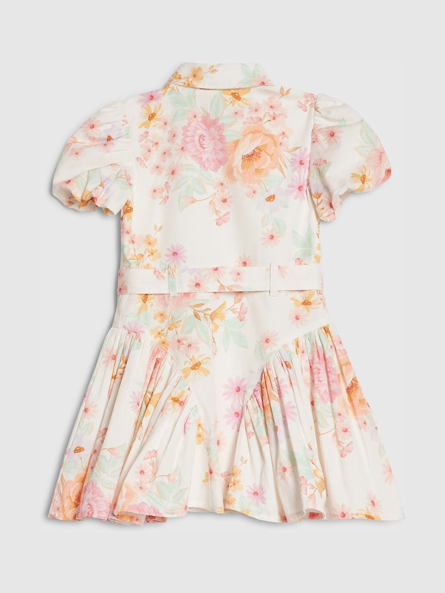 Dsiney Kidz - River Island Cream Floral Print Prom Dress image 2