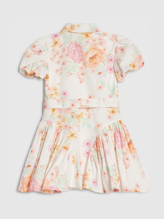 Dsiney Kidz - River Island Cream Floral Print Prom Dress image 2