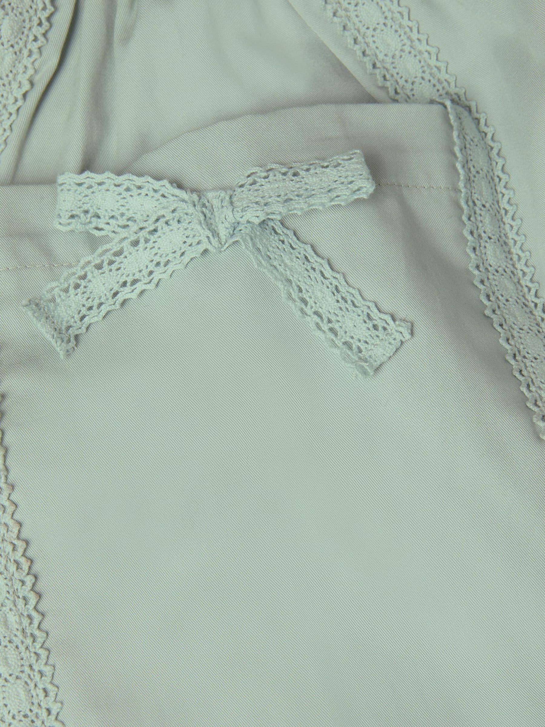 Monsoon Green Lace Trim Barrel Trousers image 4
