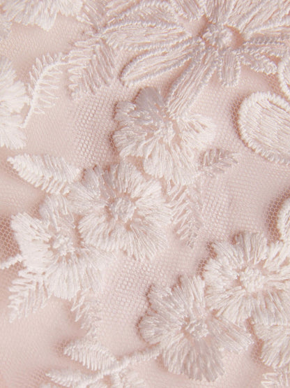 Monsoon Pink Felicity Embroidered Mesh Cardigan image 3
