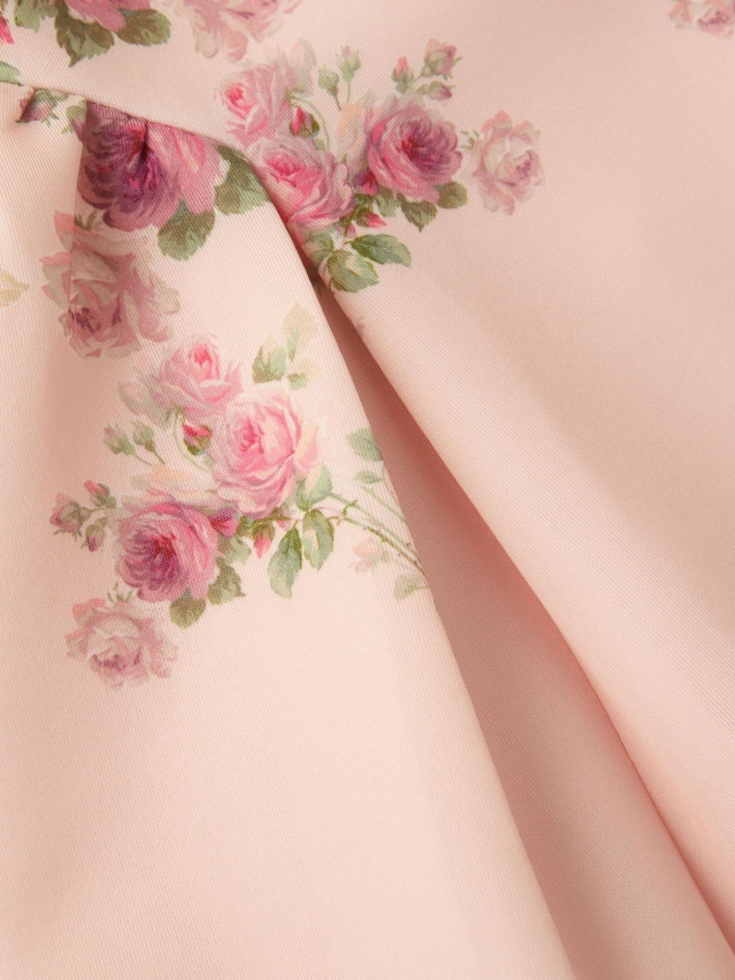 Monsoon Pink Baby Molly Rose Print Scuba Dress image 3