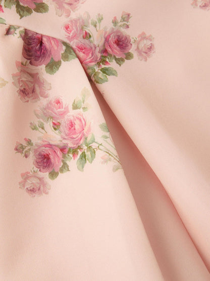 Monsoon Pink Baby Molly Rose Print Scuba Dress image 3