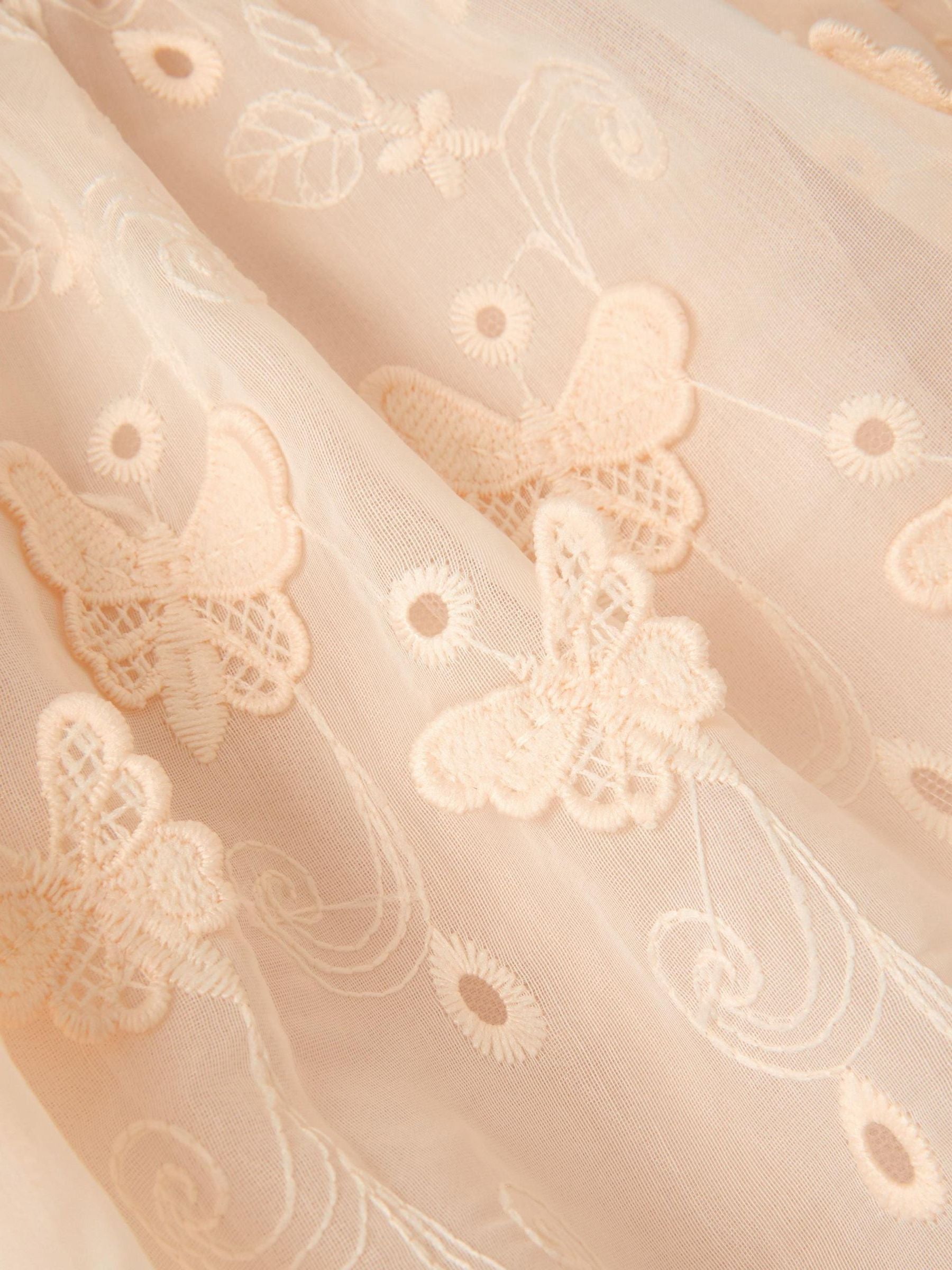 Monsoon Orange Beryl Butterfly Broderie Dress image 3