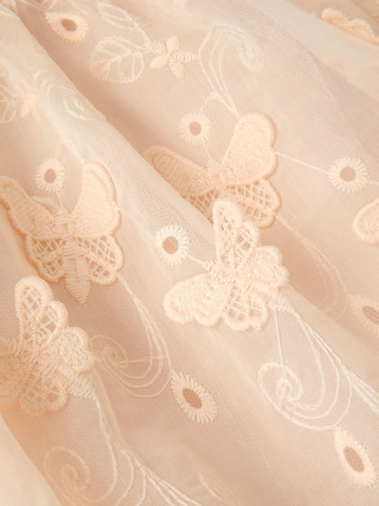 Monsoon Orange Beryl Butterfly Broderie Dress image 3