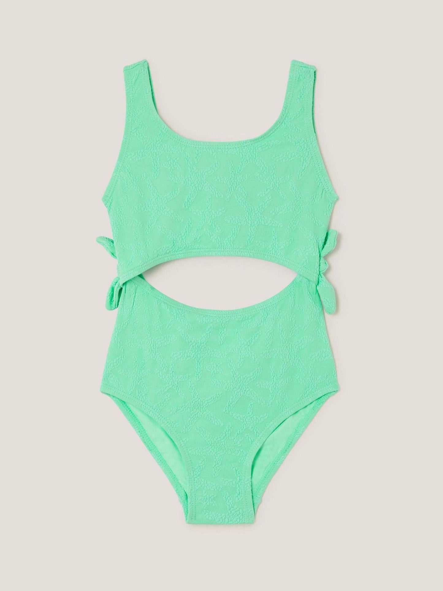 Monsoon Green Starfish Imprint Cut Out Swimsuit image 1
