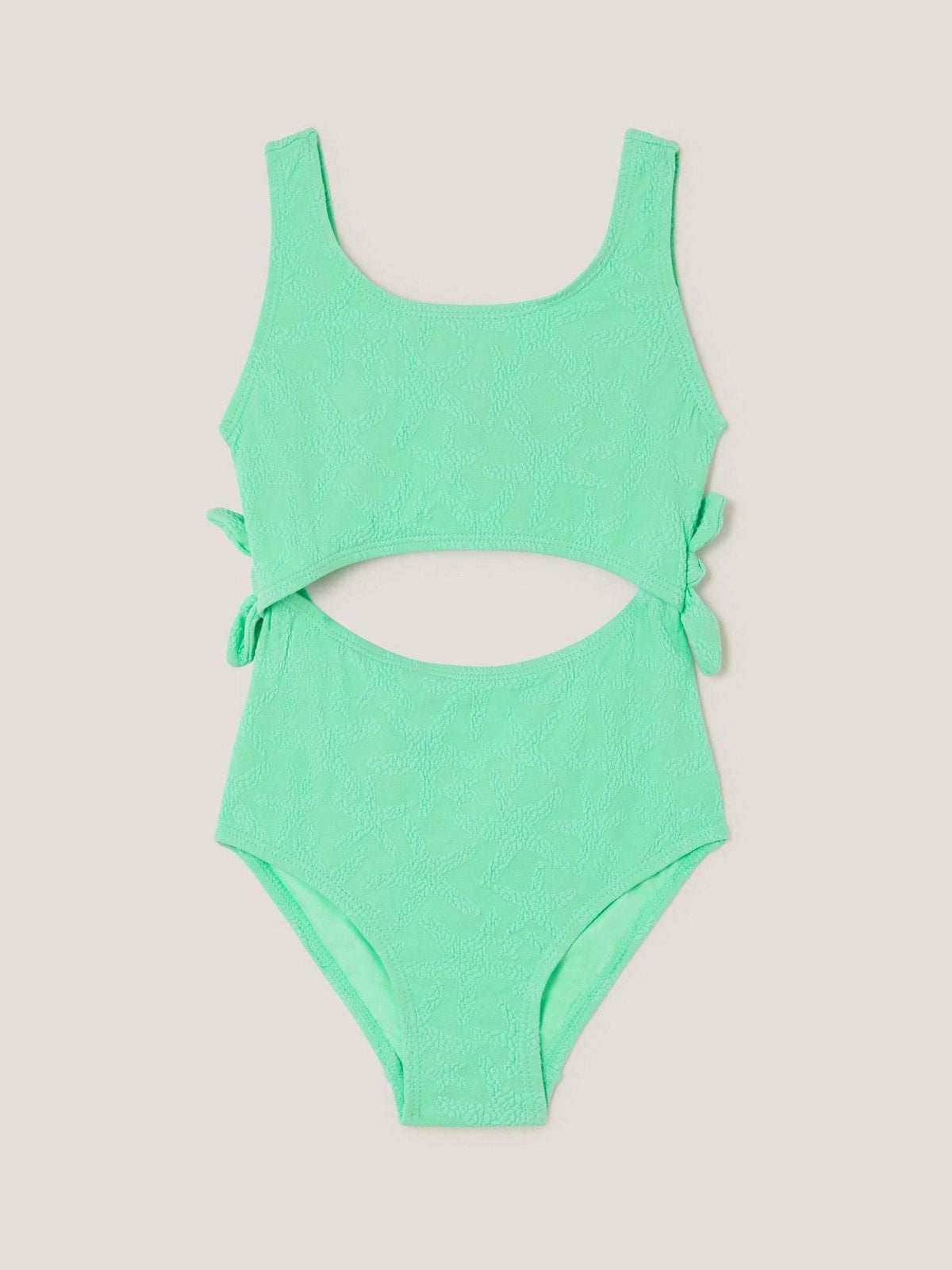 Dsiney Kidz - Monsoon Green Starfish Imprint Cut Out Swimsuit image 2
