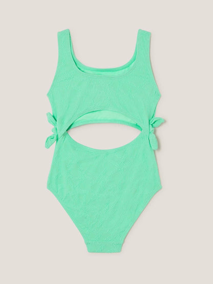 Monsoon Green Starfish Imprint Cut Out Swimsuit image 3