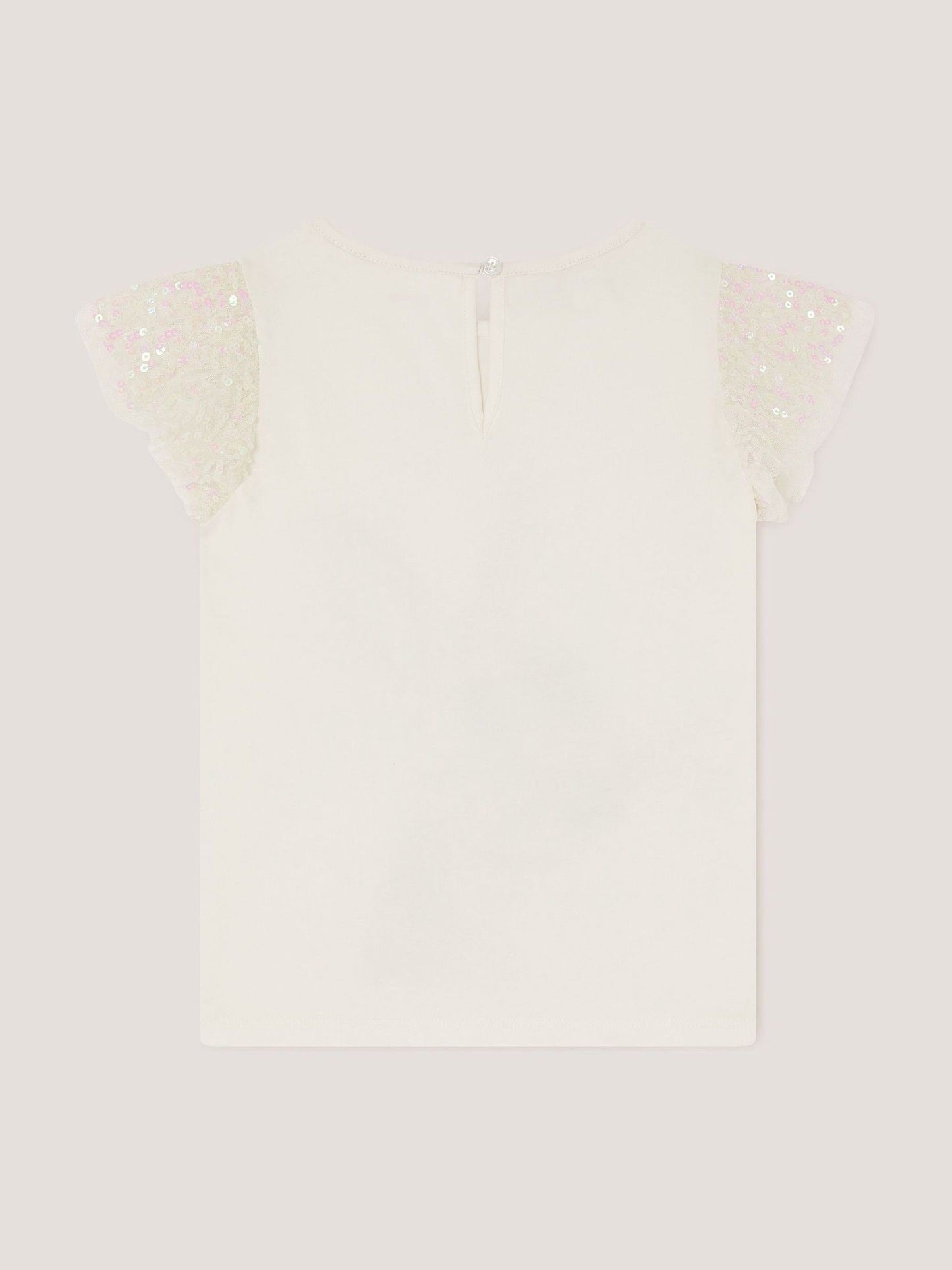 Monsoon Cream Sequin Bunny T-Shirt image 2