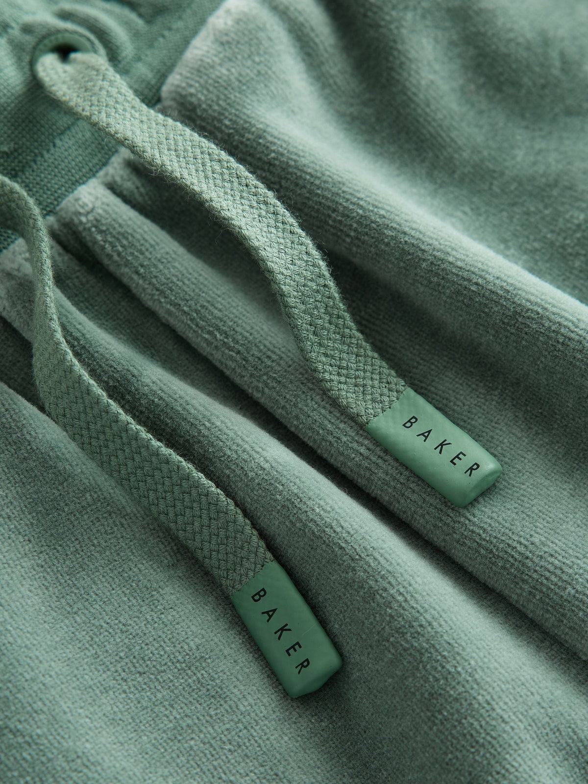 Baker by Ted Baker Green Velour Long Sleeve Rugby Top And Joggers Set - image 12