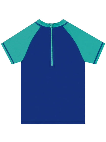 Character Blue Disney Lilo & Stitch Rash Guard And Swim Shorts Set image 4