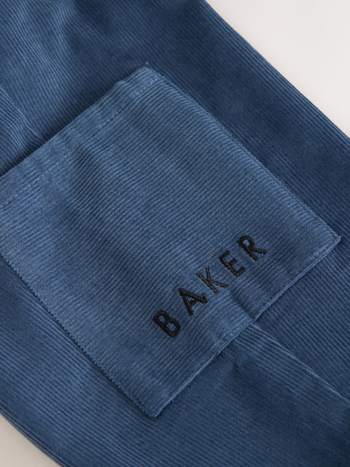 Baker by Ted Baker Blue Cord Jacket, Stripe T-Shirt and Trousers 3 Piece Set - image 12
