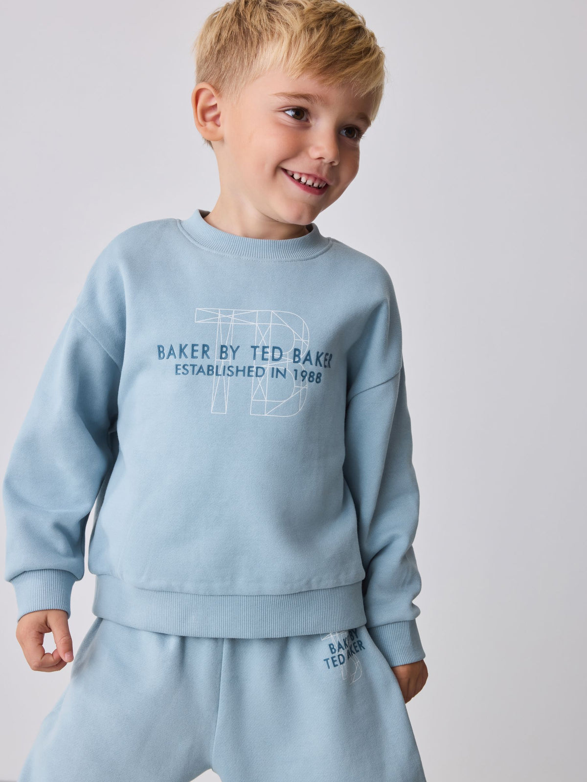 Baker by Ted Baker Blue Sweatshirt and Joggers Set 2 Piece - image 2