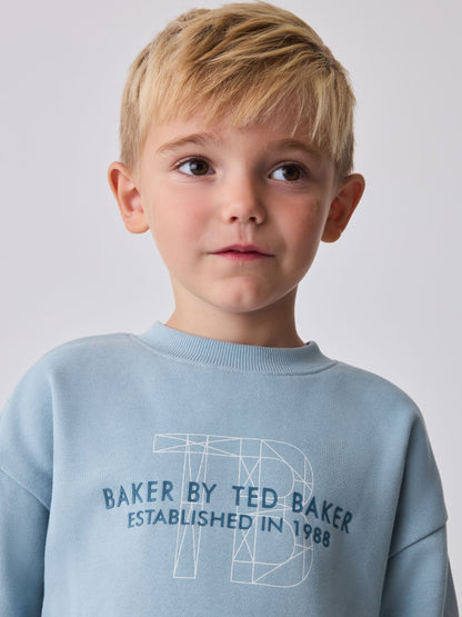 Baker by Ted Baker Blue Sweatshirt and Joggers Set 2 Piece - image 4