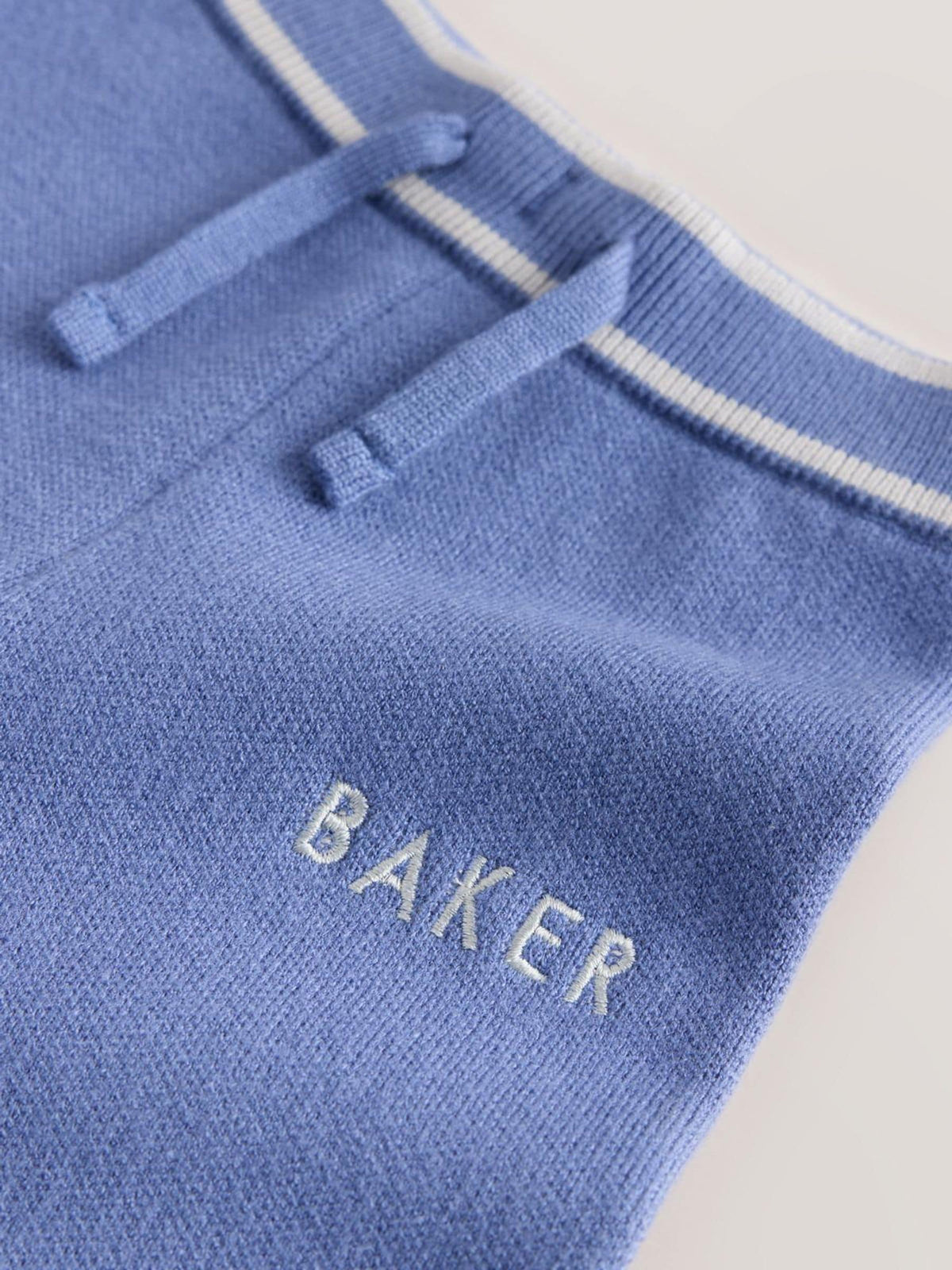 Baker by Ted Baker Blue 3 Piece Textured Knitted Zip Through Grey T-Shirt and Joggers Set - image 17