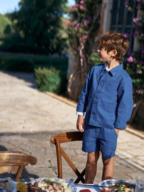 Boden Blue Smart Shorts image 1
