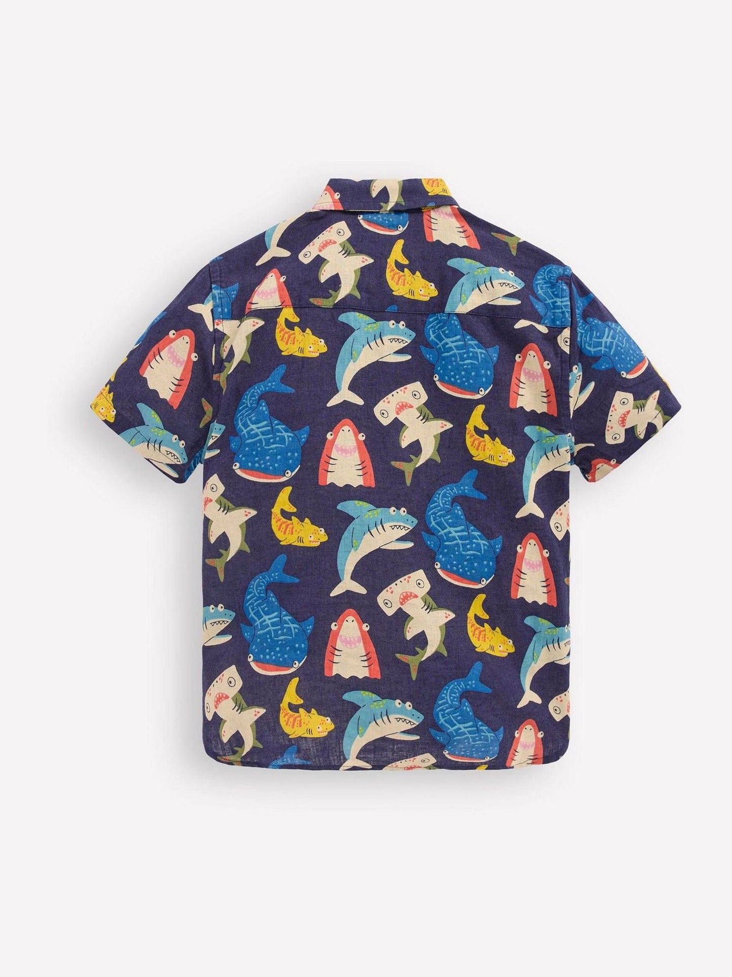 Dsiney Kidz - Boden Blue Cotton Linen Shirt image 2