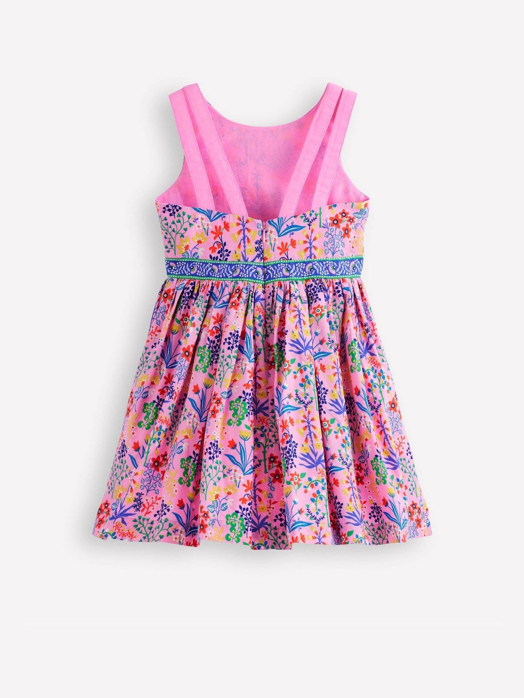 Boden Pink Multi Strap Flare Dress image 3