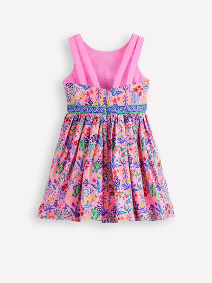 Boden Pink Multi Strap Flare Dress image 3