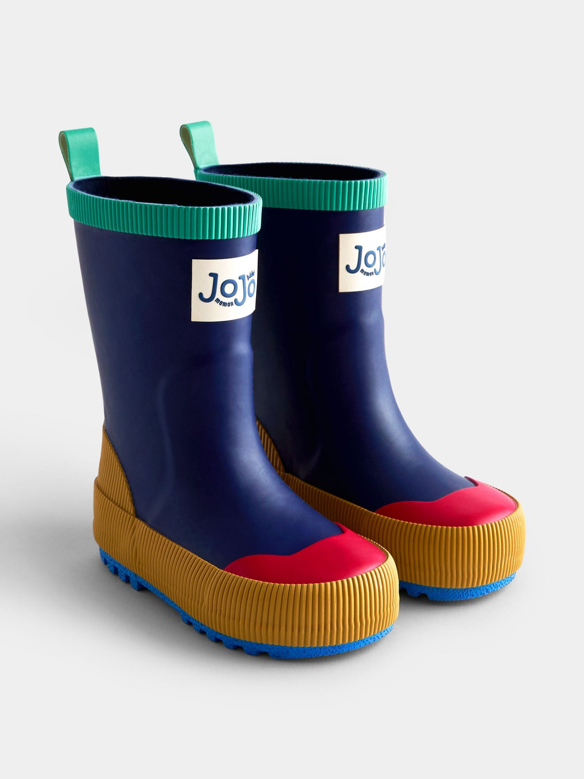 Dsiney Kidz - JoJo Maman Bébé Blue Colourblock Wellies image 1