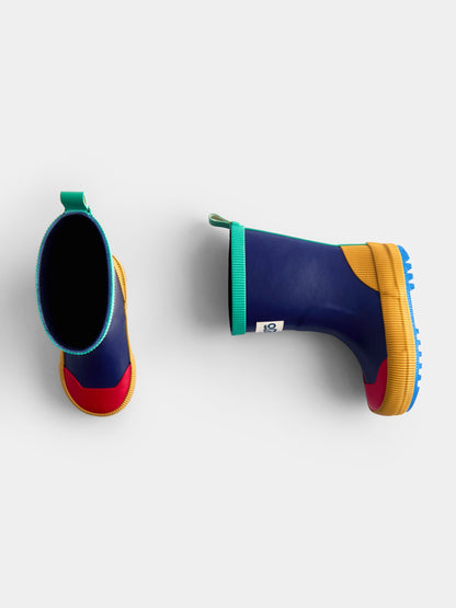 Dsiney Kidz - JoJo Maman Bébé Blue Colourblock Wellies image 4
