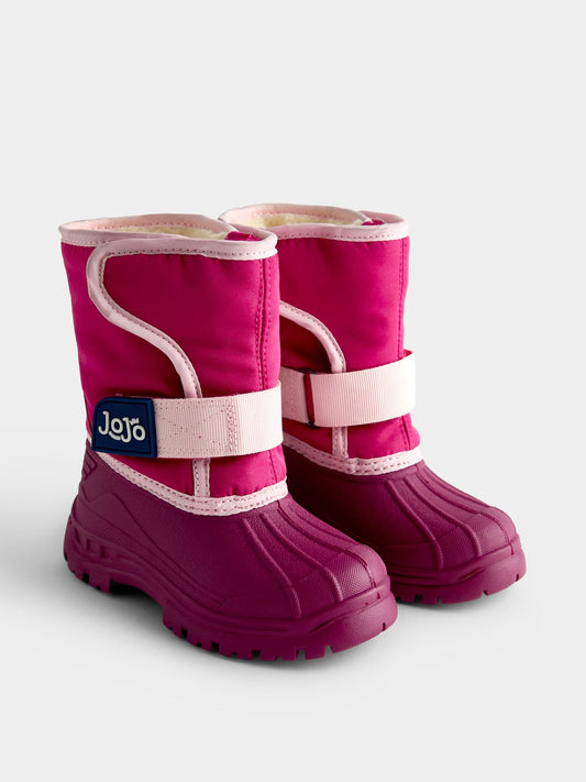Dsiney Kidz - JoJo Maman Bébé Berry Pink Alpine Snow Boots image 1