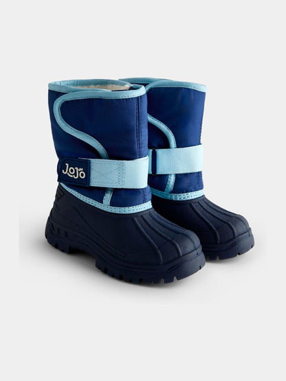 JoJo Maman Bébé Blue Alpine Snow Boots - image 1