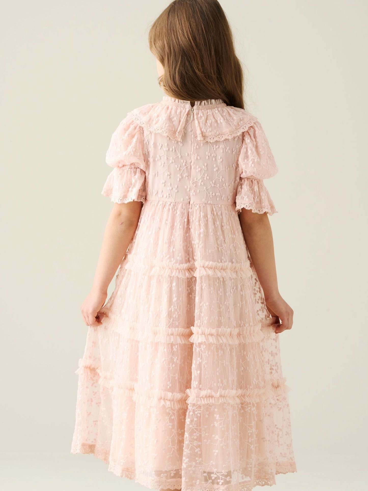 Dsiney Kidz - Angel & Rocket Pink Annabelle Lace Dress image 4