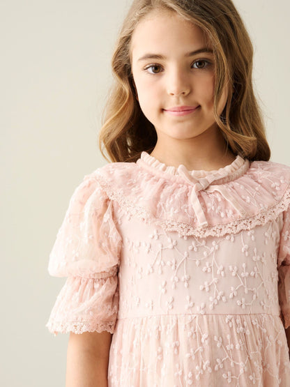 Dsiney Kidz - Angel & Rocket Pink Annabelle Lace Dress image 5
