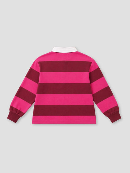 Dsiney Kidz - Angel & Rocket Pink Marlie Jewelled Stripe Rugby Top image 6