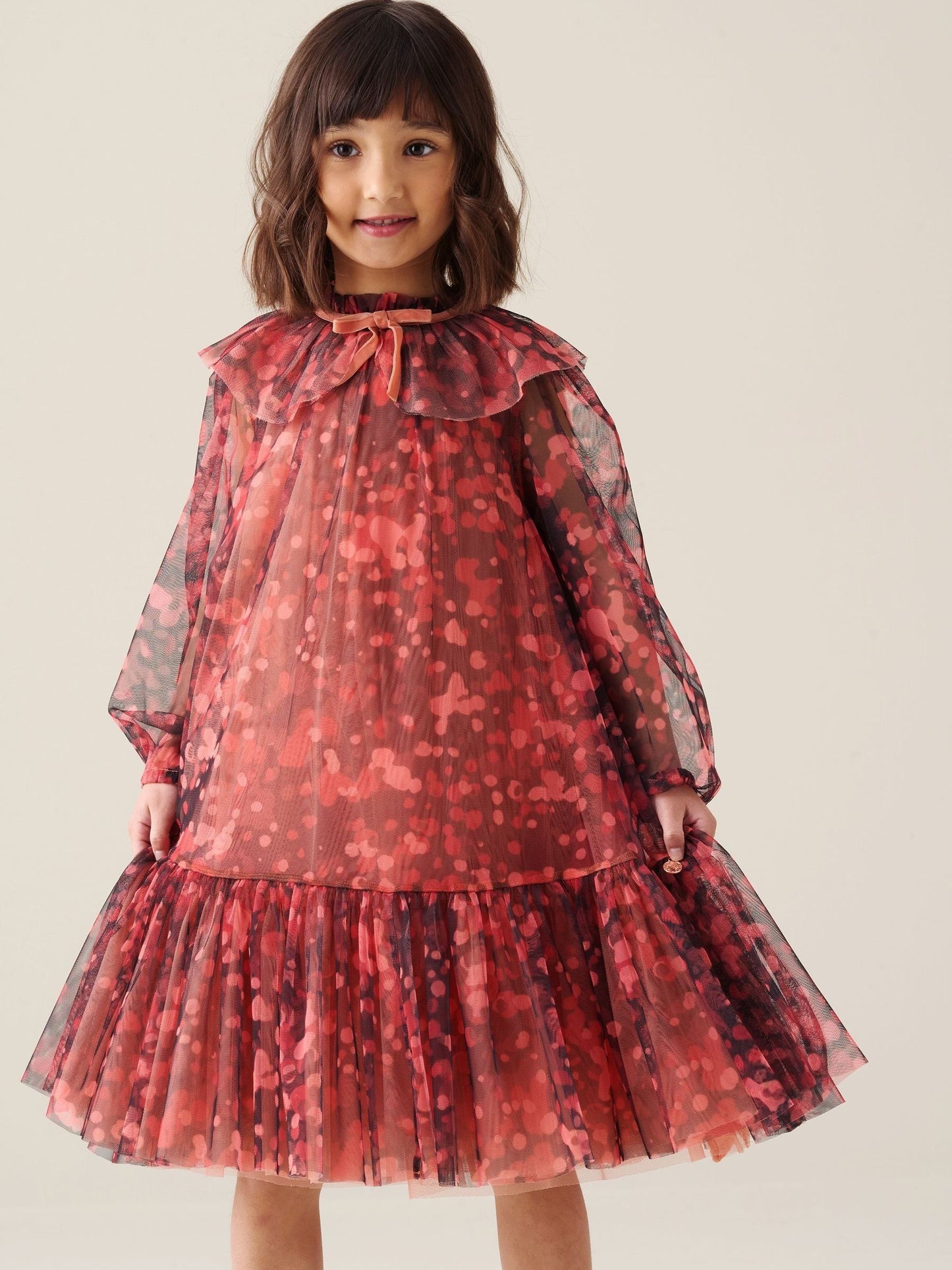 Dsiney Kidz - Angel & Rocket Red Cleo Mesh Dress image 1