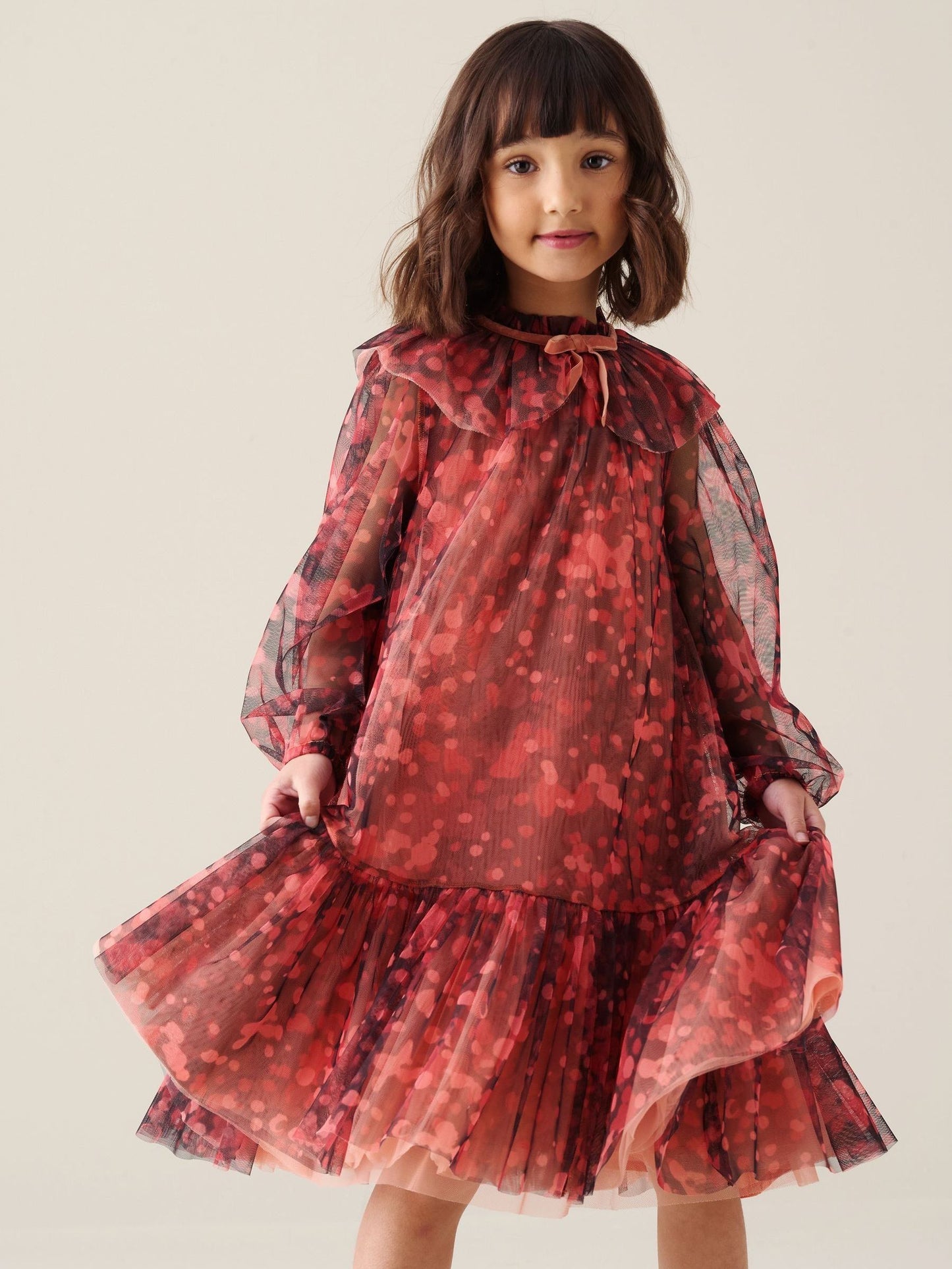 Dsiney Kidz - Angel & Rocket Red Cleo Mesh Dress image 4
