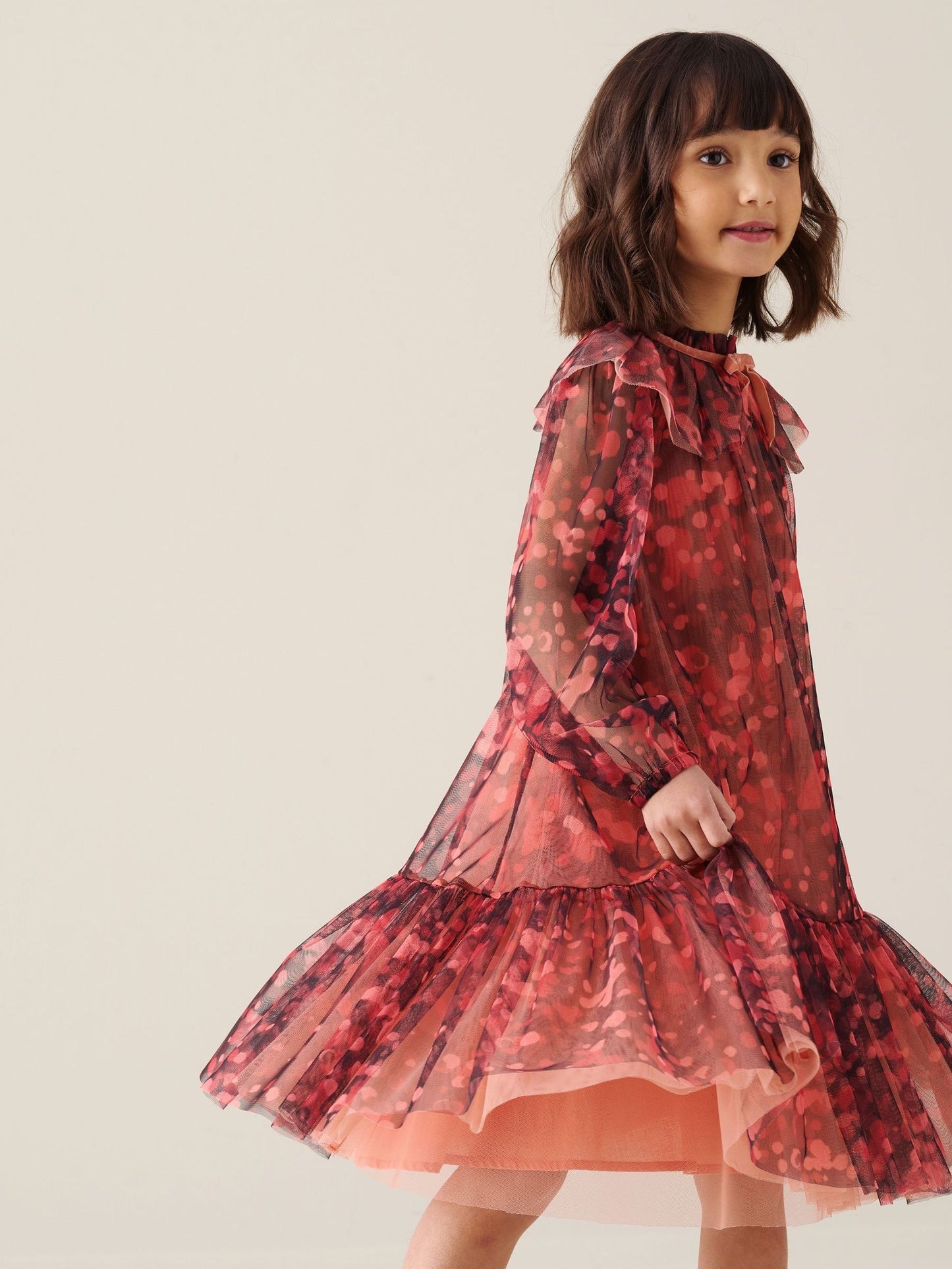 Dsiney Kidz - Angel & Rocket Red Cleo Mesh Dress image 5