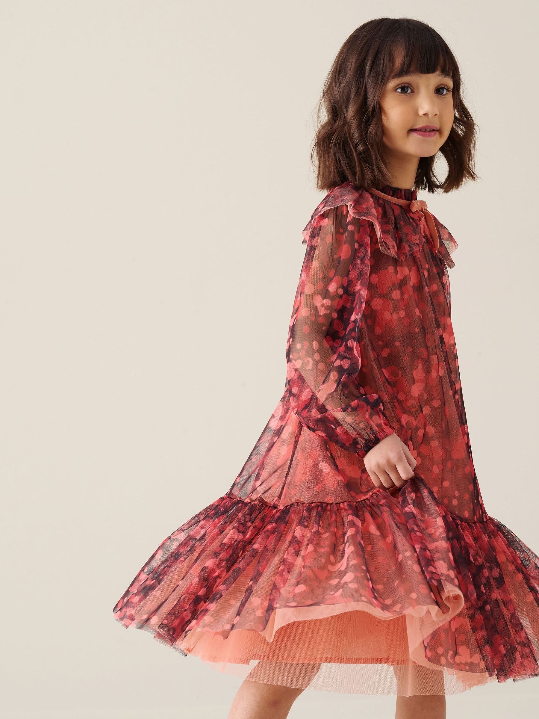 Dsiney Kidz - Angel & Rocket Red Cleo Mesh Dress image 5