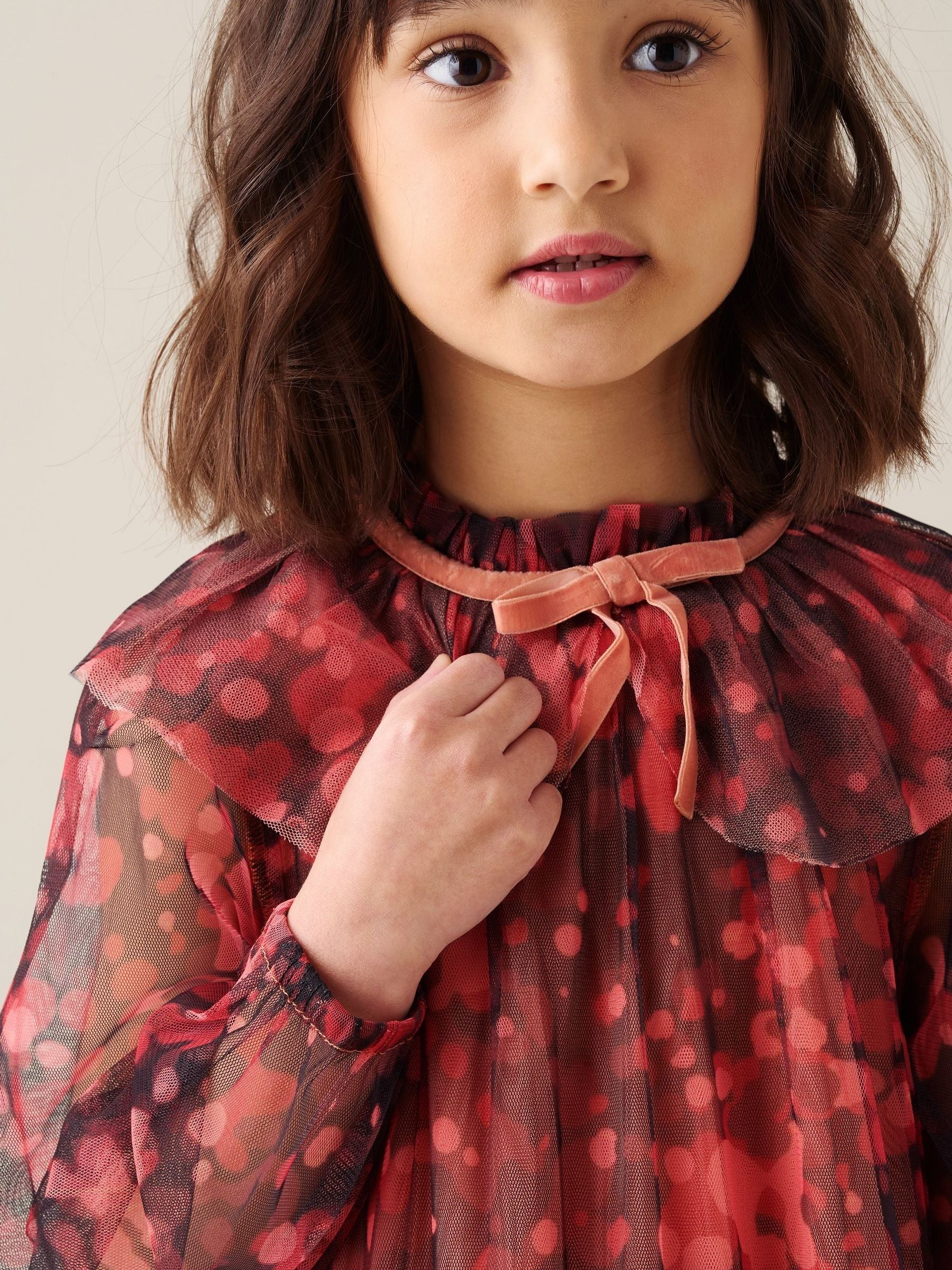 Dsiney Kidz - Angel & Rocket Red Cleo Mesh Dress image 6