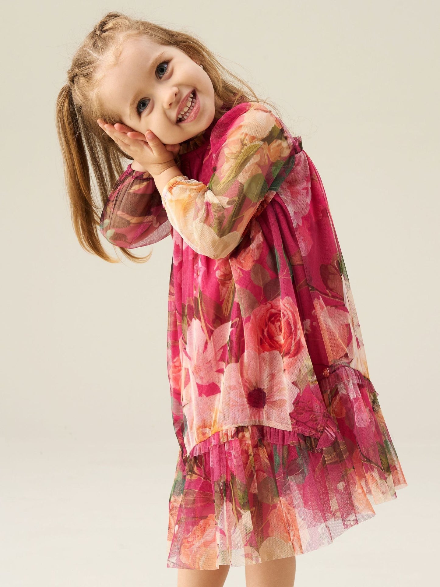 Dsiney Kidz - Angel & Rocket Pink Isadora Mesh Dress image 1