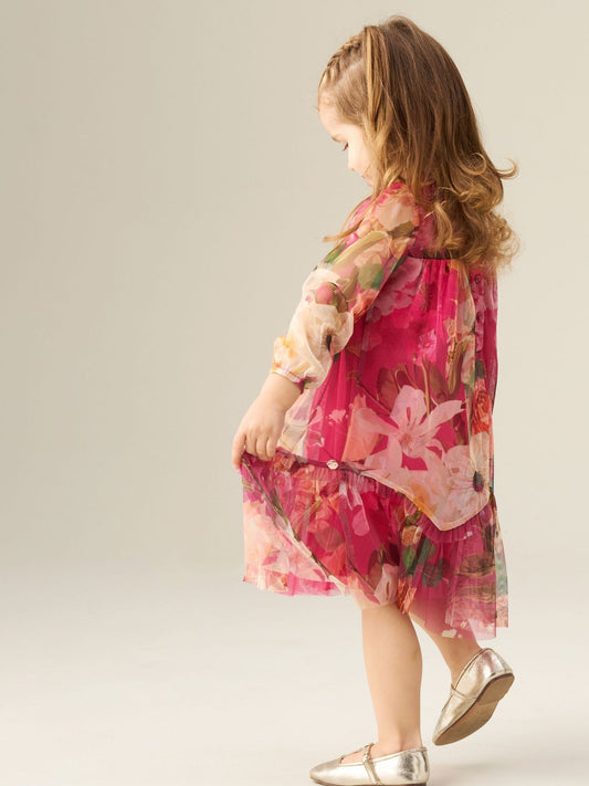 Dsiney Kidz - Angel & Rocket Pink Isadora Mesh Dress image 2