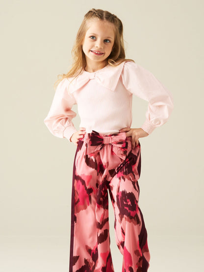 Dsiney Kidz - Angel & Rocket Pink Elise Woven Jersey Mix Top image 1