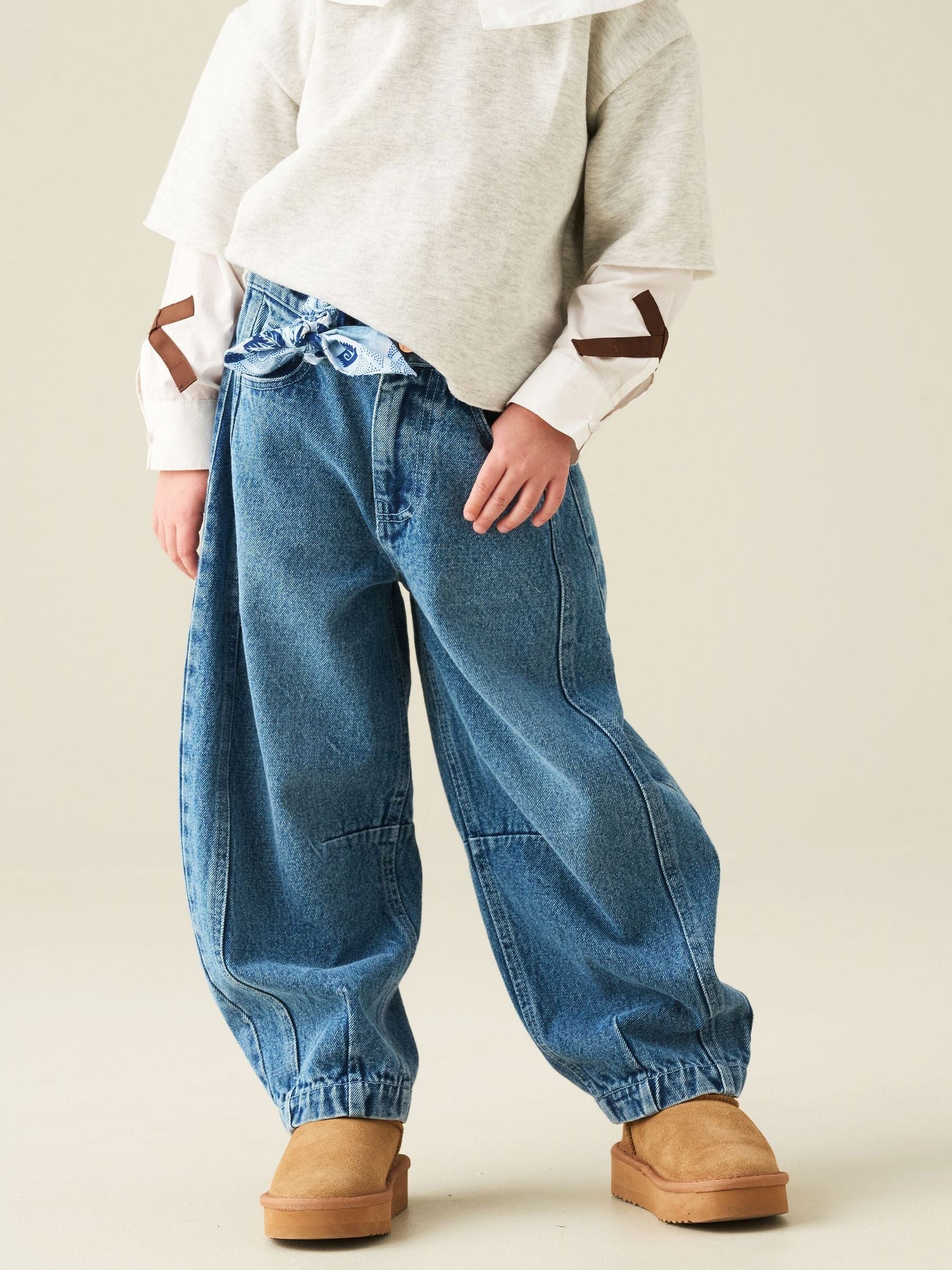 Dsiney Kidz - Angel & Rocket Blue Arli Relaxed Fit Jeans image 1