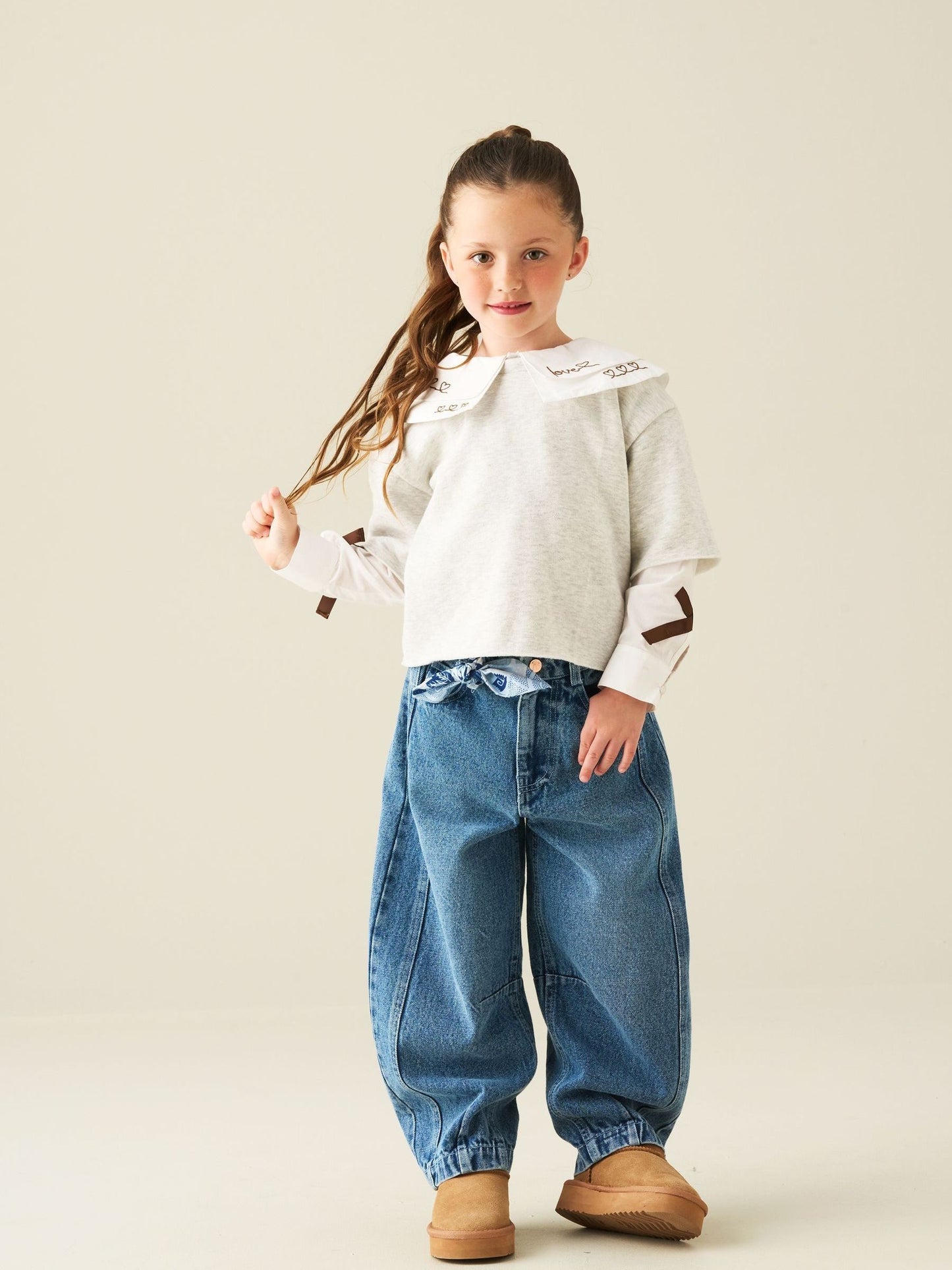 Dsiney Kidz - Angel & Rocket Blue Arli Relaxed Fit Jeans image 3
